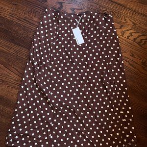 NWT | REFORMATION | Betty Polka Dot Wrap Skirt